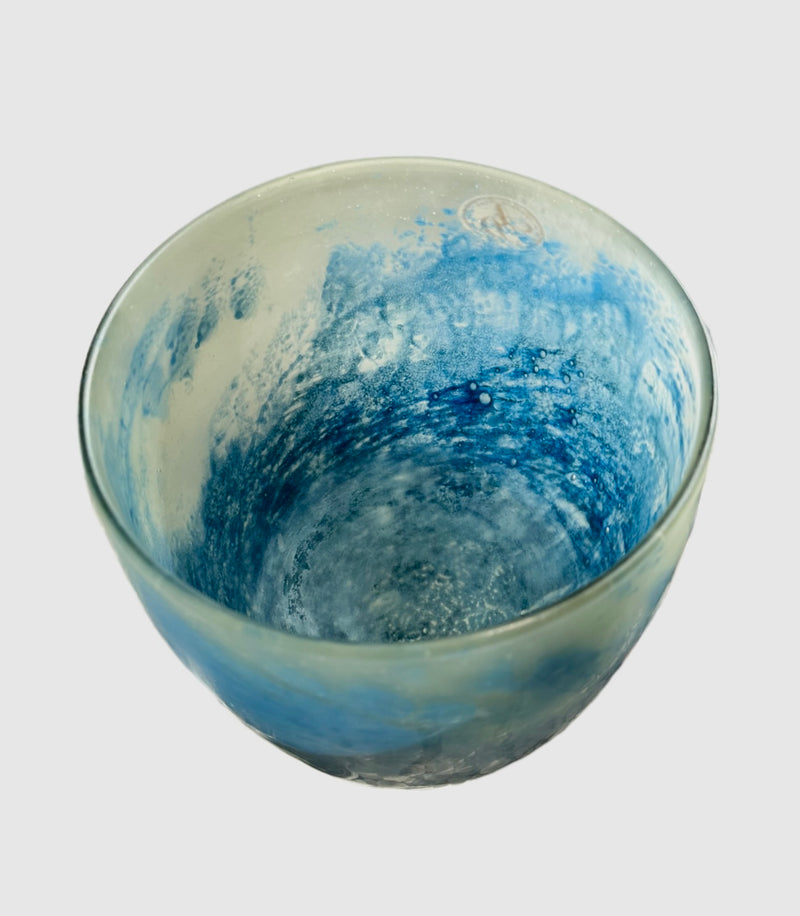Venini, Tapio Wirkkala, Large Murano Hand Blown Vase Acid Etched 20th Century,