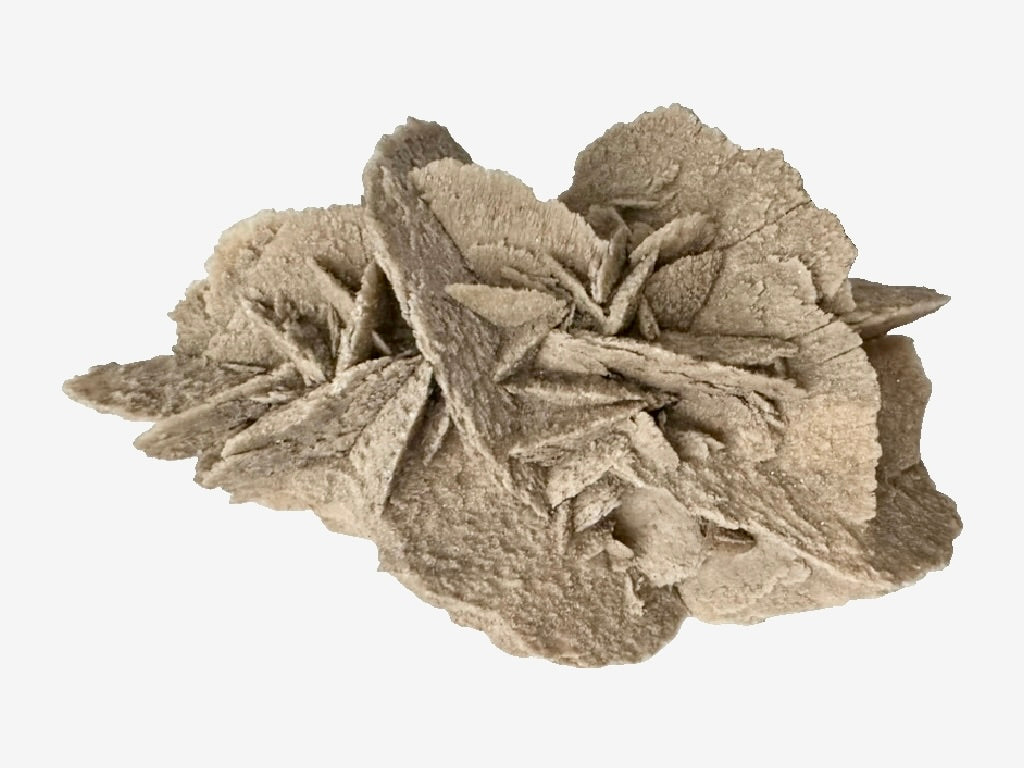Monumental Desert Rose crystal, 3.25kg natural sand gypsum specimen with layered petal formations, ideal for home decor or crystal collectors