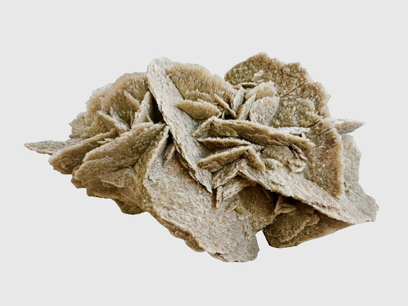 Monumental Desert Rose crystal, 3.25kg natural sand gypsum specimen with layered petal formations, ideal for home decor or crystal collectors