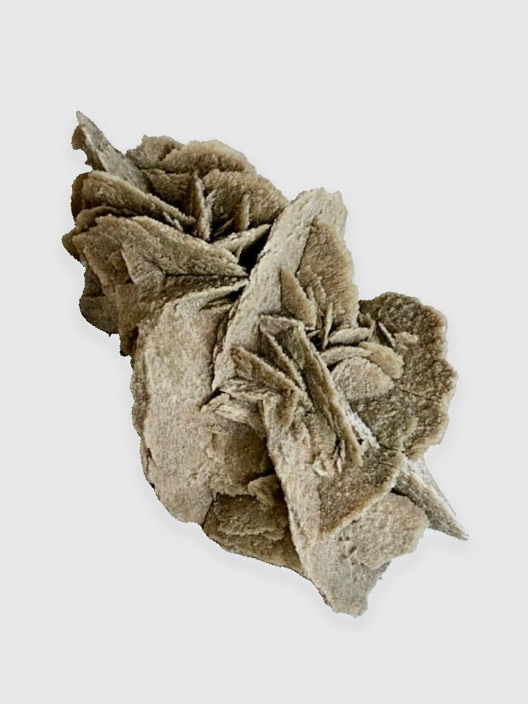 Monumental Desert Rose crystal, 3.25kg natural sand gypsum specimen with layered petal formations, ideal for home decor or crystal collectors