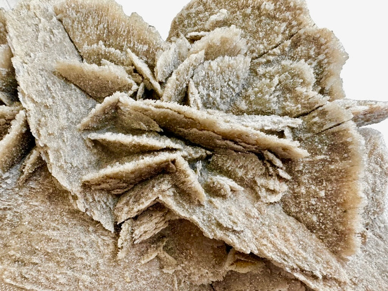 Monumental Desert Rose crystal, 3.25kg natural sand gypsum specimen with layered petal formations, ideal for home decor or crystal collectors