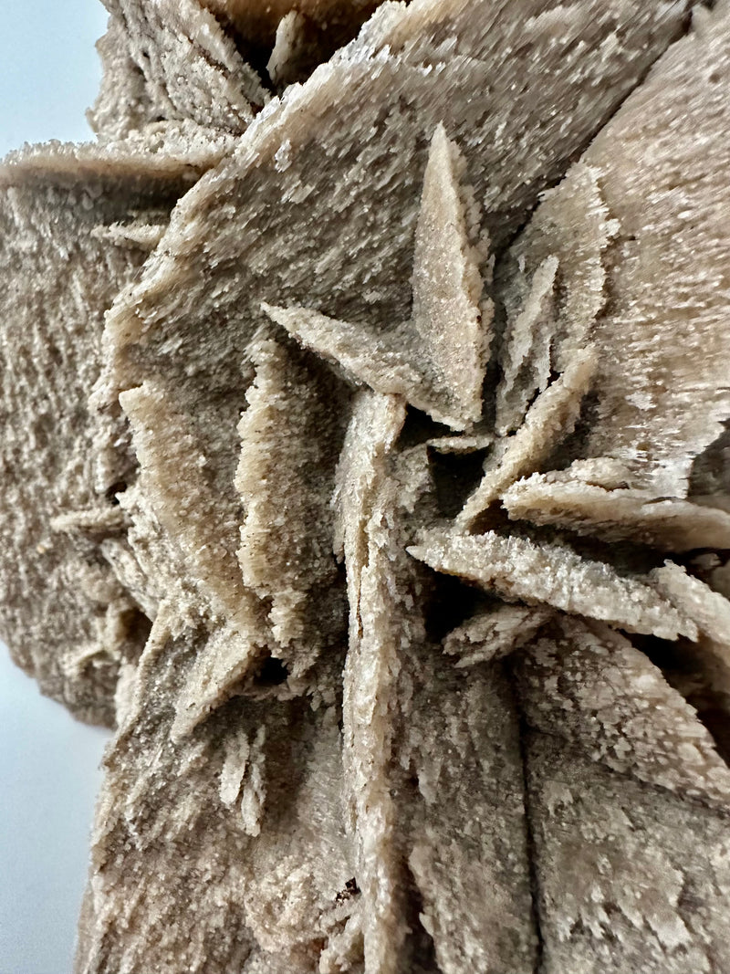 Monumental Desert Rose crystal, 3.25kg natural sand gypsum specimen with layered petal formations, ideal for home decor or crystal collectors