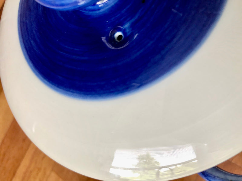 Rorstrand Koka Blue Casserole Dish by Hertha Bengtson ,Scandinavian Mid-Century Modern