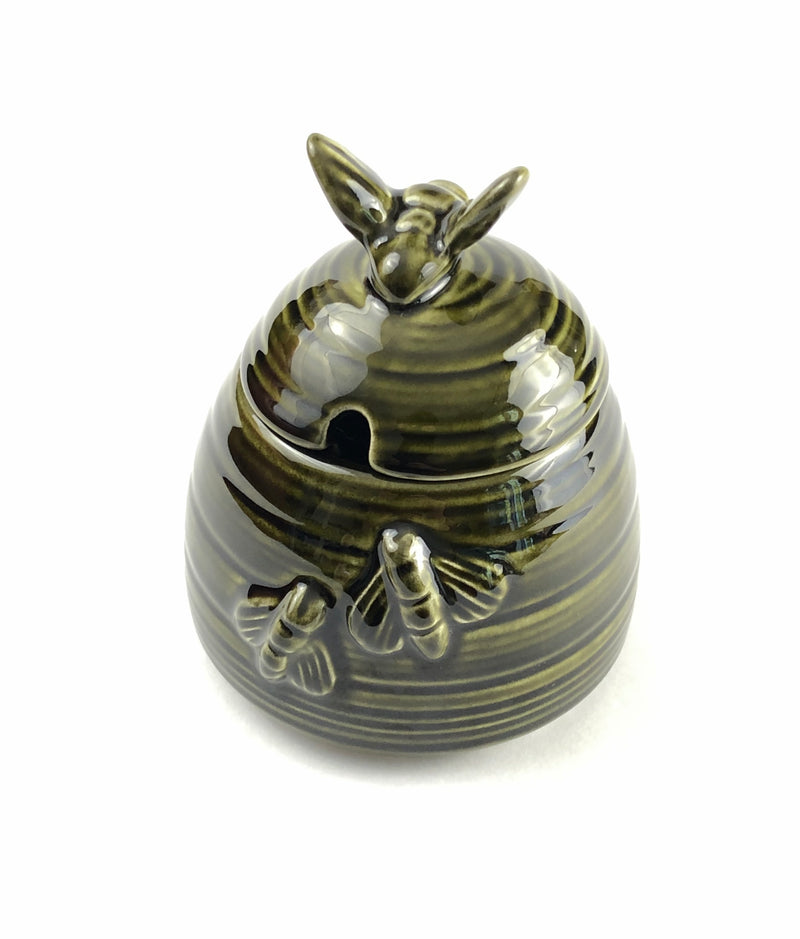 Vintage Devon Pottery Bee Honey Jar