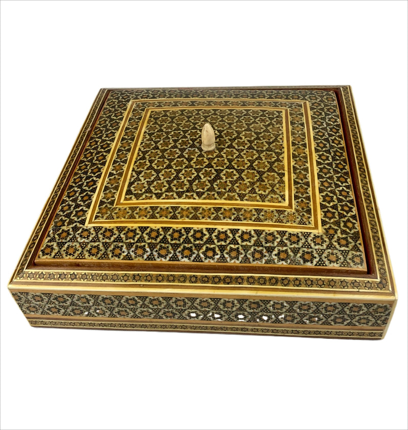 Anglo Indian Sadeli Inlaid Jewellery Box