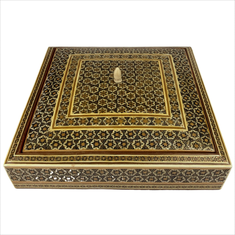 Anglo Indian Sadeli Inlaid Jewellery Box