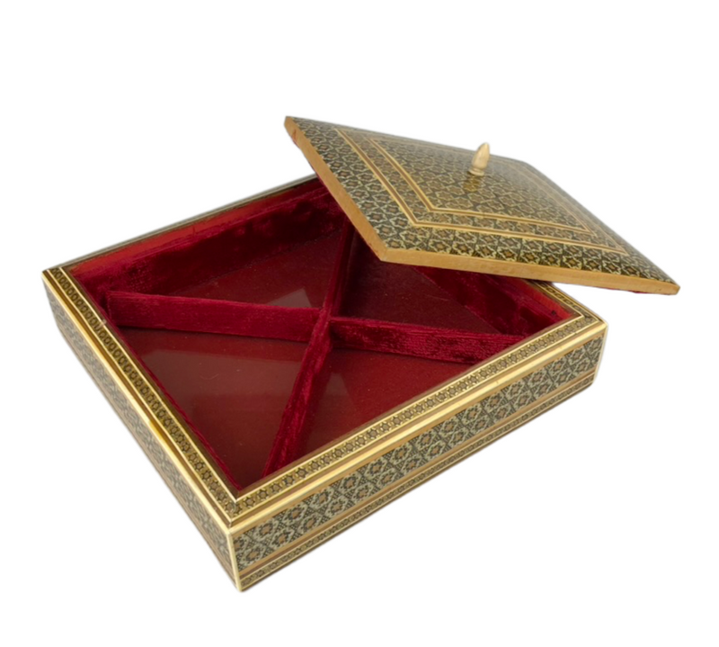 Anglo Indian Sadeli Inlaid Jewellery Box