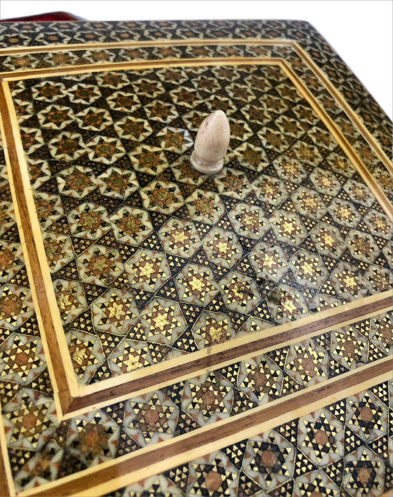 Anglo Indian Sadeli Inlaid Jewellery Box