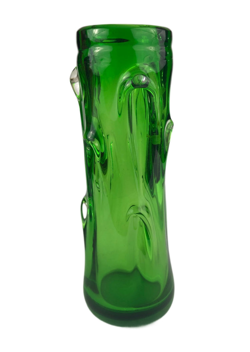 Jan Beránek Skrdlovice Glassworks Czechoslovakian 1960s Cased Glass Vases