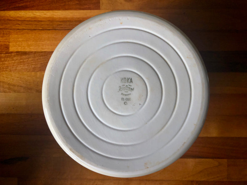 Rorstrand Koka Blue Large Casserole Dish - Bean or Soup Pot, Hertha Bengtson Design, Scandinavian Mid Century