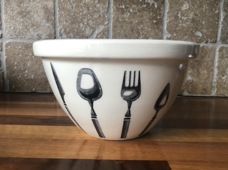 Pountney Bristol Longline Bowls / Pudding Basins , Mid Century Kitchenware