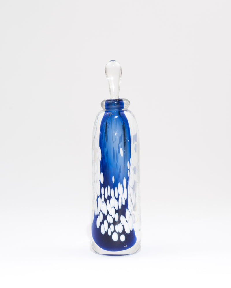 Iridescent Blue Scent Bottle
