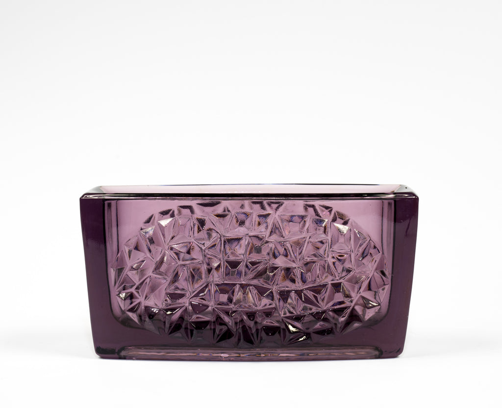 Sklo Union Czech Amethyst Jardiniere by Rudolf Jurnikl