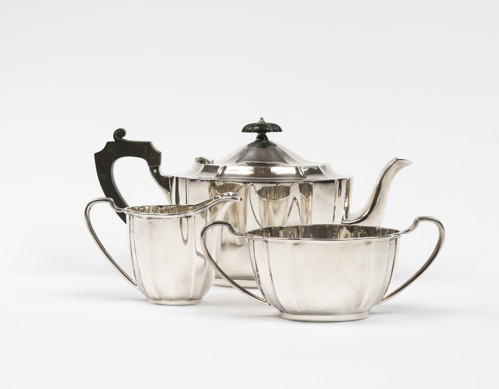 Barker Brothers Antique Art Nouveau 3 Τεμάχια Α1 Επιχρυσωμένο Σέρβις τσαγιού