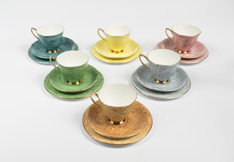 Royal Albert Vintage Gossamer Tea/Coffee Trios