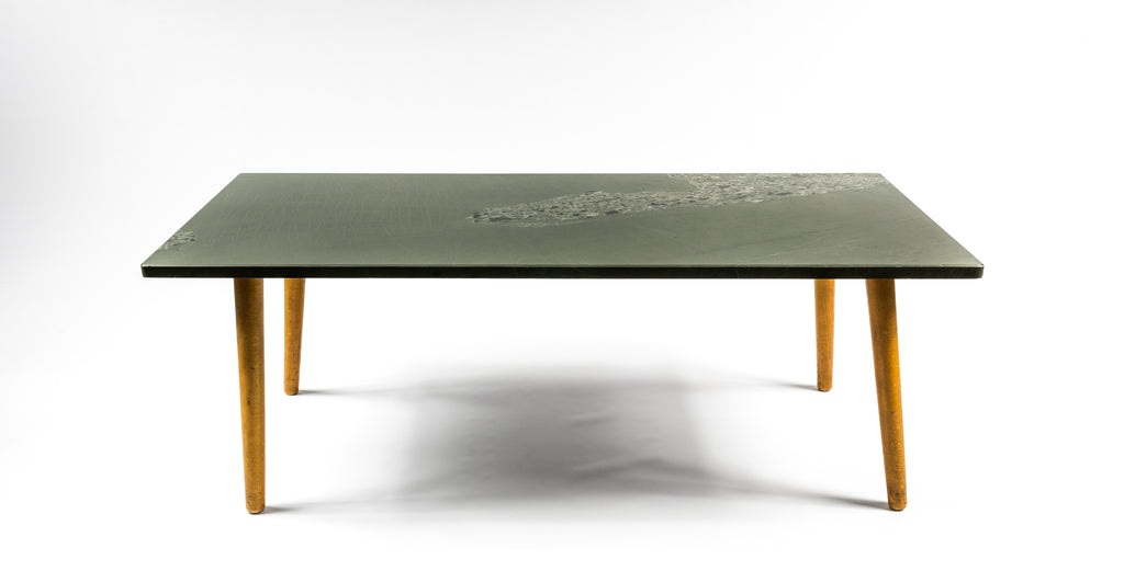 Mad Men Vintage Mid Century Marble Top Coffee Table