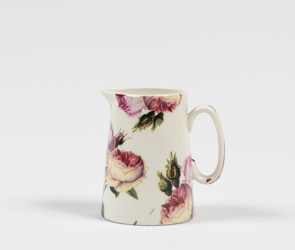 Pink Rose Jug by Heron Cross Pottery