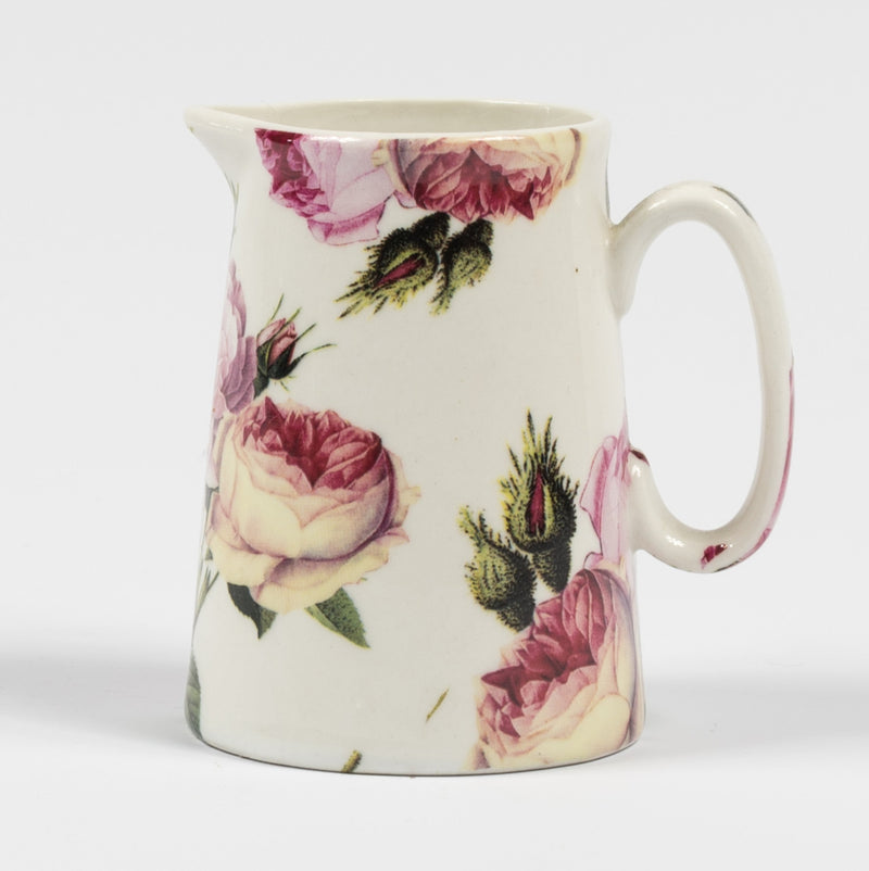 Pink Rose Jug by Heron Cross Pottery