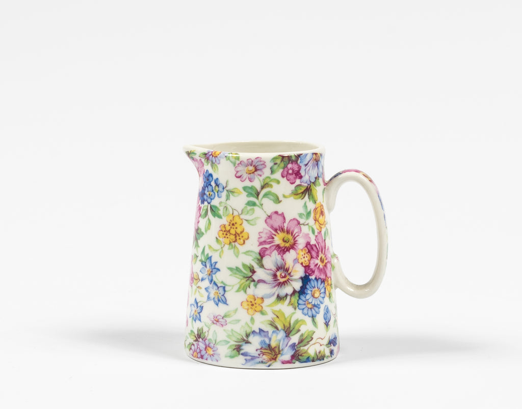Floral Chintz Jug by Heron Cross Pottery