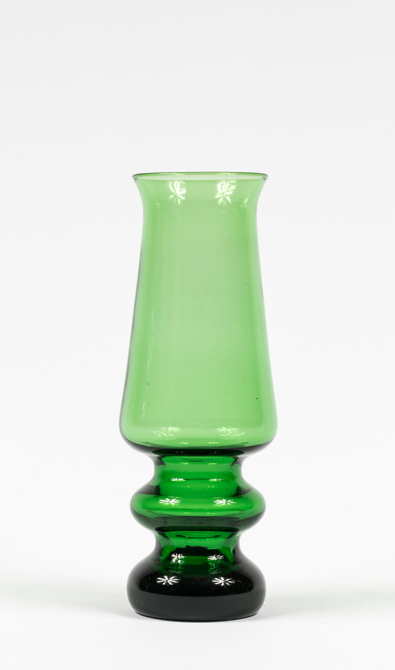 Vintage Green Glass Vase