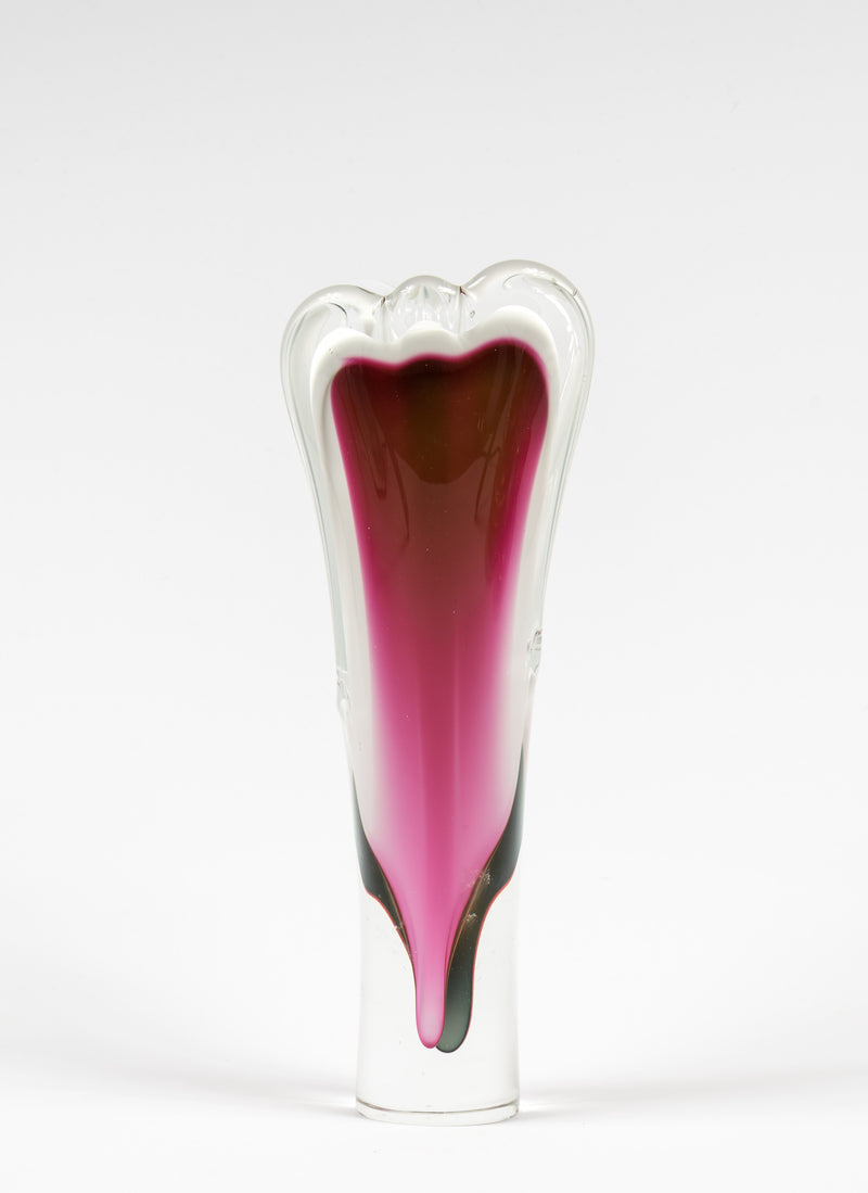 Flygsfors Coquille Glass Vase - Paul Kedelv