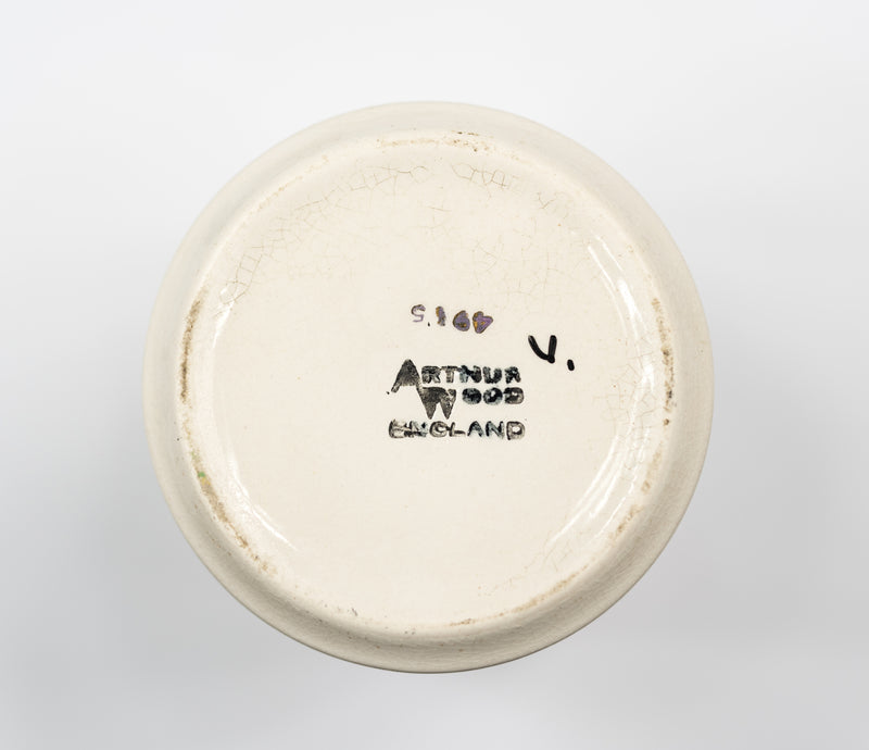 1970s Arthur Wood Ceramic Shaker | Pink & Yellow Blossom Design
