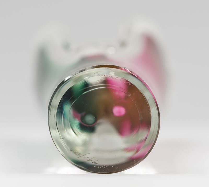 Flygsfors Coquille Glass Vase - Paul Kedelv