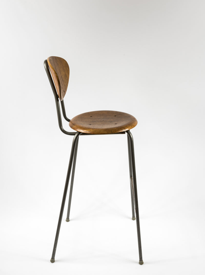 Ply & Teak Bar Chair