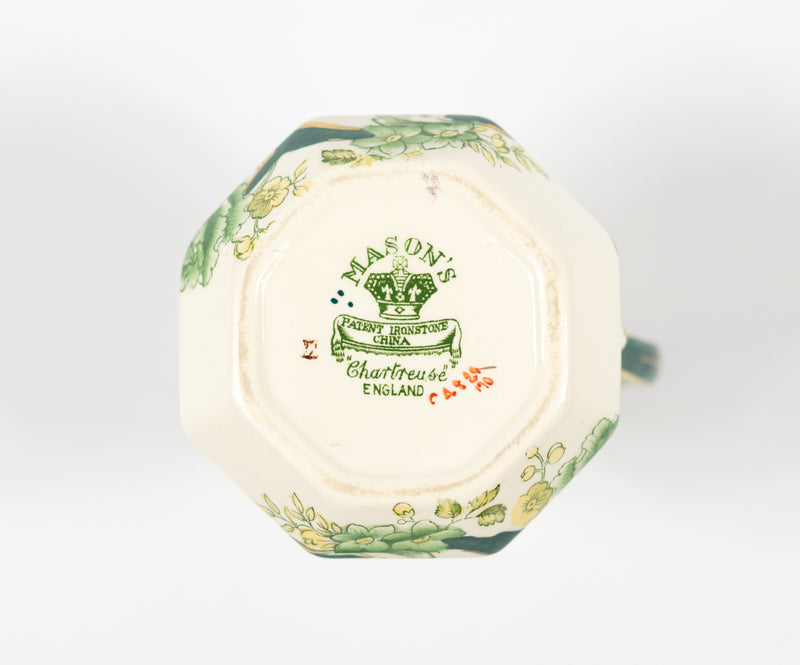 Green Chartreuse Jug by Mason's