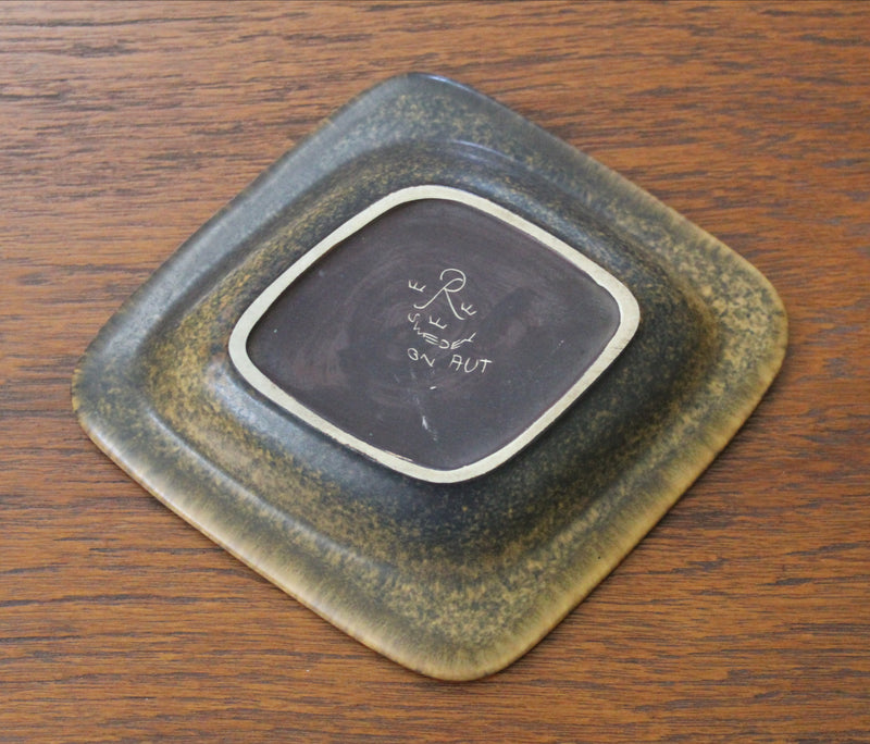 Gunnar Nylund  trapezoid tray in muted earth tones
