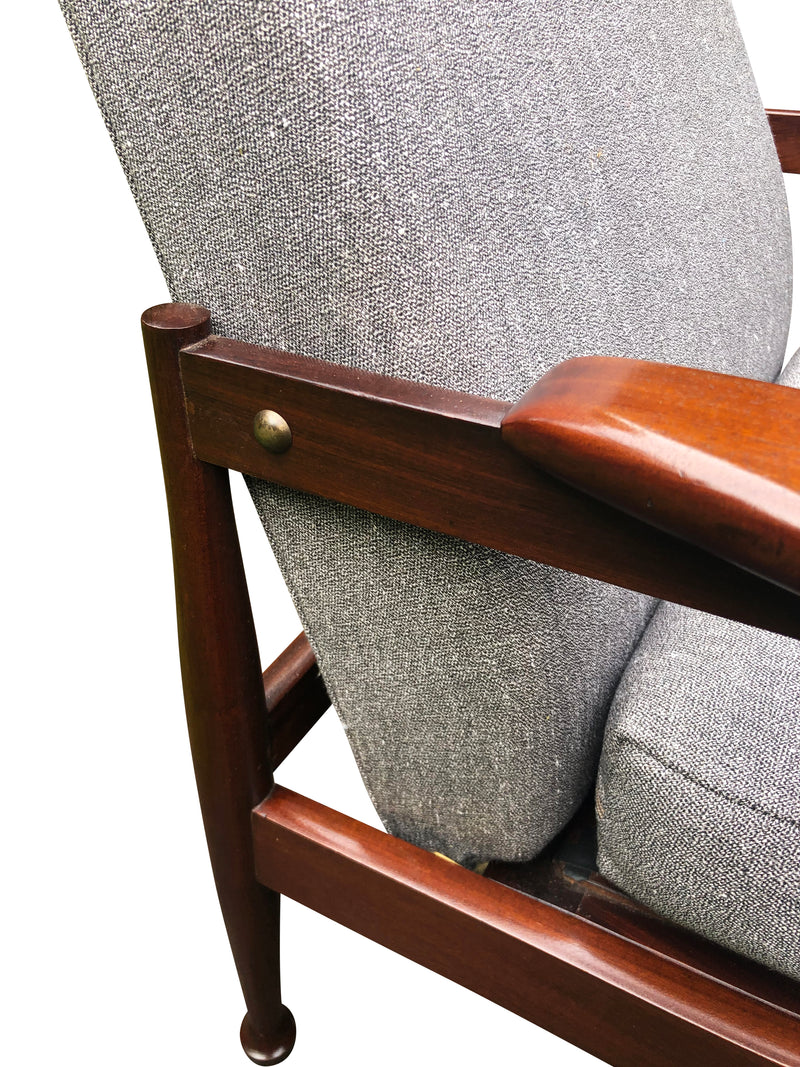Pair of Mid Century “Manhattan” armchairs by Guy Rogers,designed by Eric Pamphilon