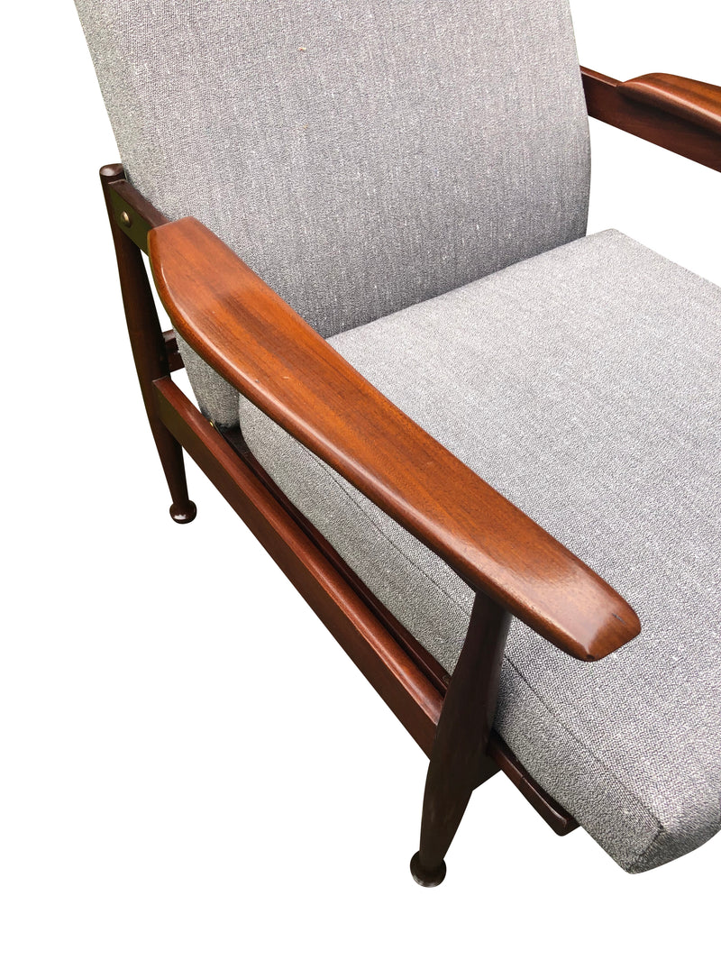 Pair of Mid Century “Manhattan” armchairs by Guy Rogers,designed by Eric Pamphilon