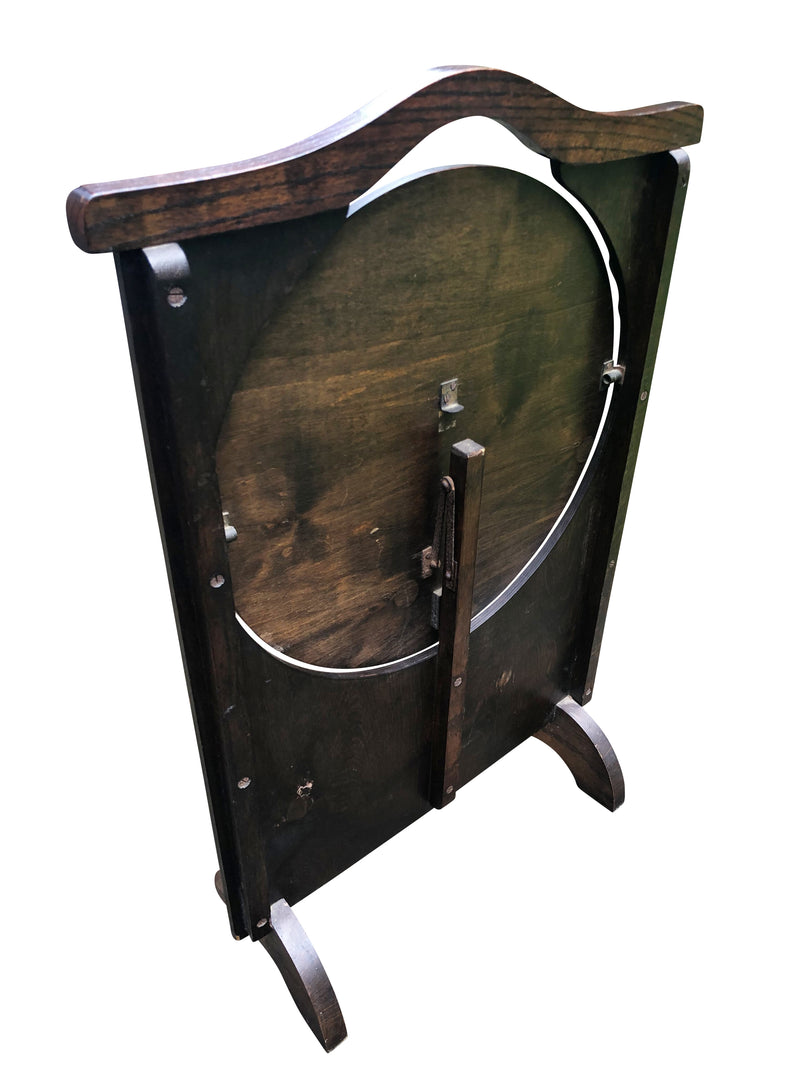 Art Deco Metamorphic Oak Firescreen / Table