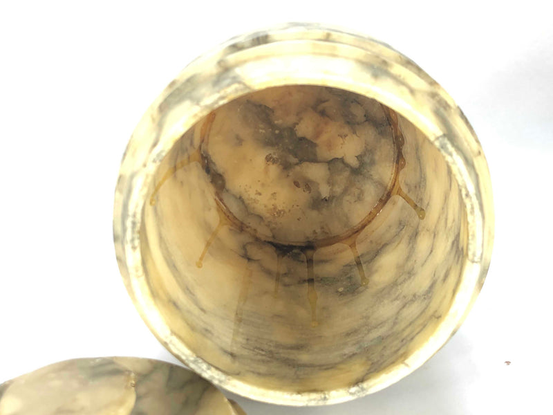 19th Century Grand Tour Alabaster Tobacco Jar