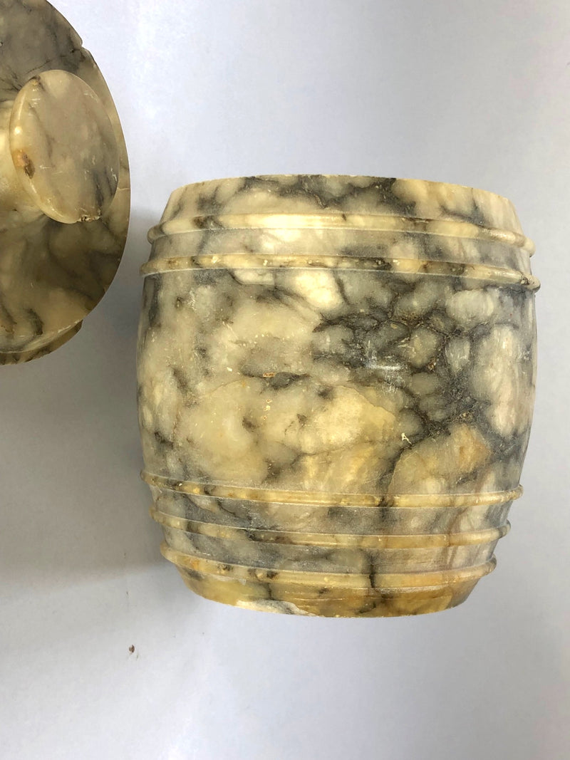 19th Century Grand Tour Alabaster Tobacco Jar