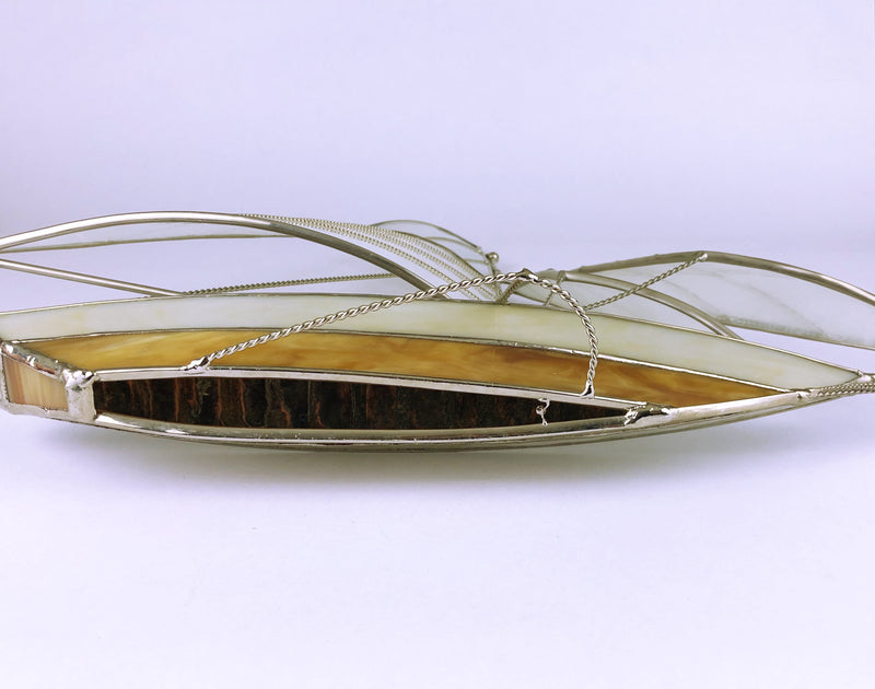 Stained Glass and metal Sailing Yacht