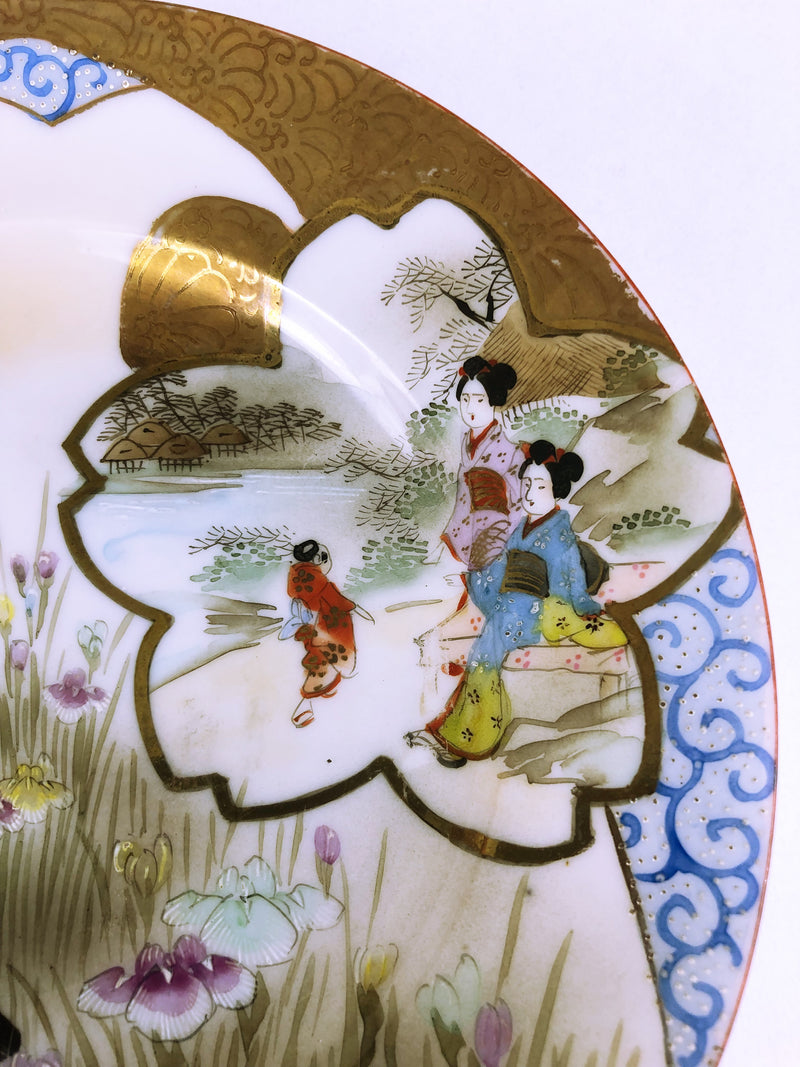 1930s Kutani Yokohama Plate