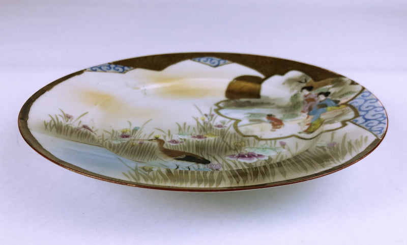 1930s Kutani Yokohama Plate