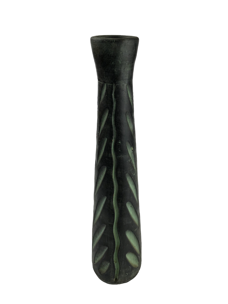 Large West German Sgraffito Klinker Ceramic Vase, Siershahn, Mid-Century 1950s–60s