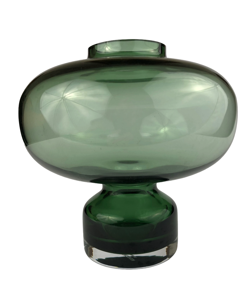 Georg Jensen Alfredo Green Glass Vase
