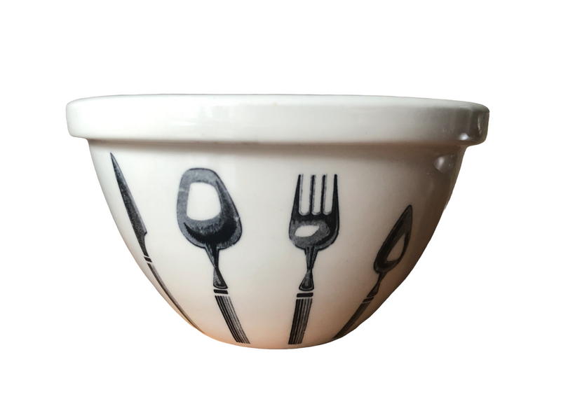 Pountney Bristol Longline Bowls / Pudding Basins , Mid Century Kitchenware