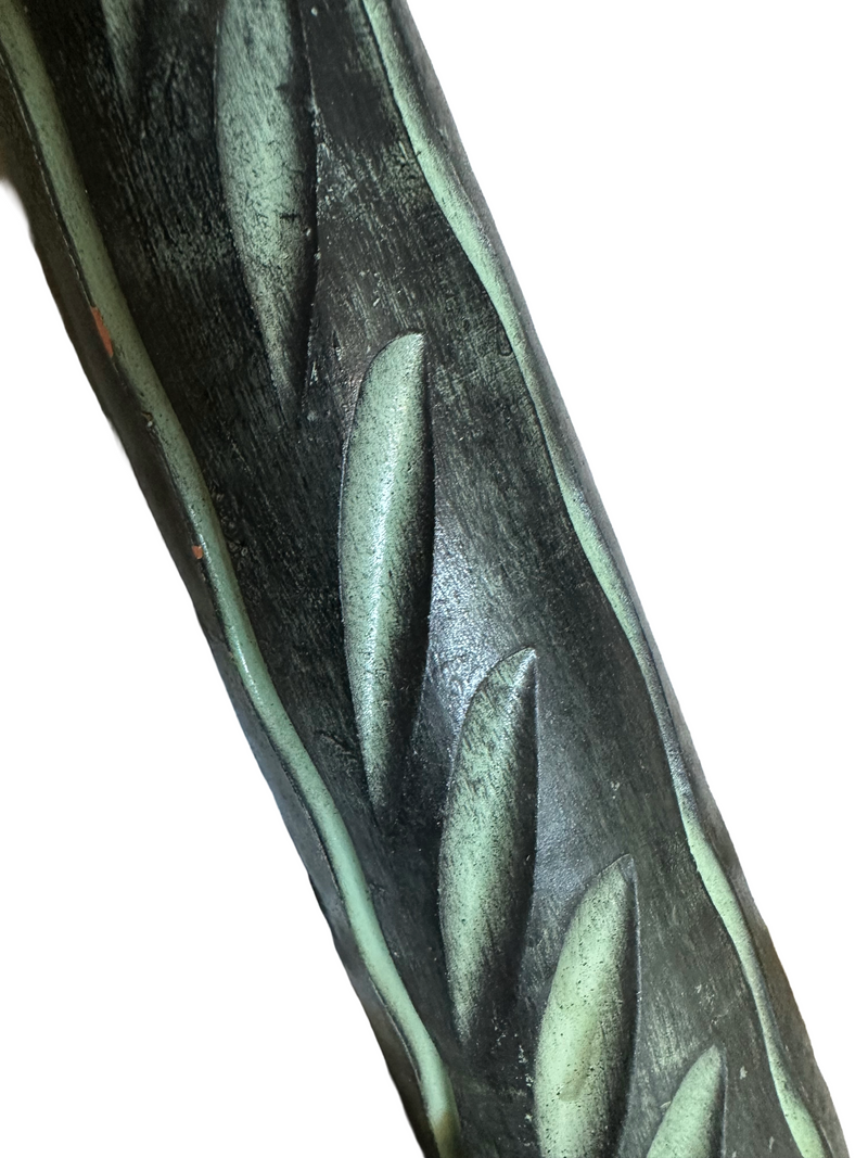 Large West German Sgraffito Klinker Ceramic Vase, Siershahn, Mid-Century 1950s–60s