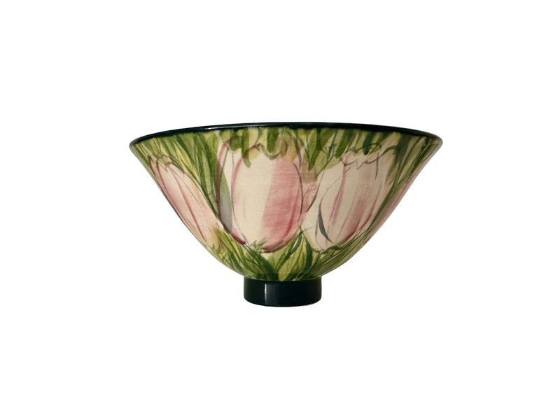 Ken and Valerie Shelton Pink Tulip Bowl