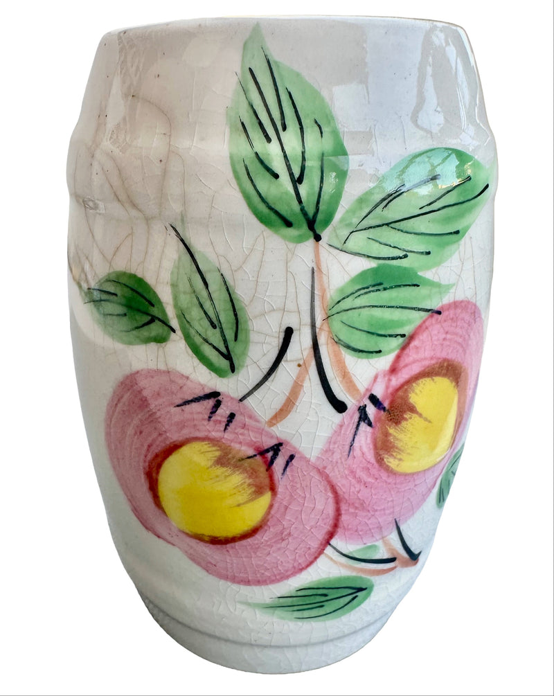 Arthur Wood  Kitchen Shaker, 1970s, Pink & Yellow Peach Decoration