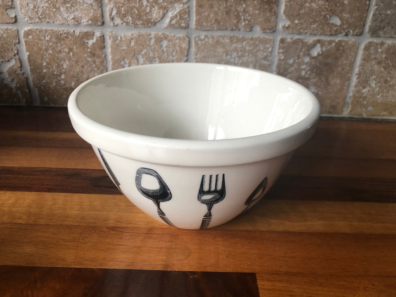 Pountney Bristol Longline Bowls / Pudding Basins , Mid Century Kitchenware