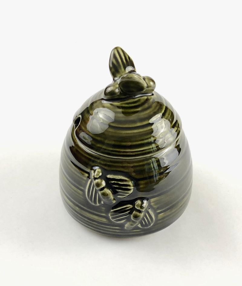 Vintage Devon Pottery Bee Honey Jar