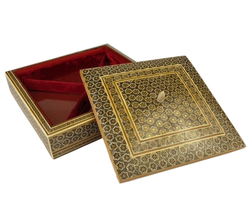 Anglo Indian Sadeli Inlaid Jewellery Box           