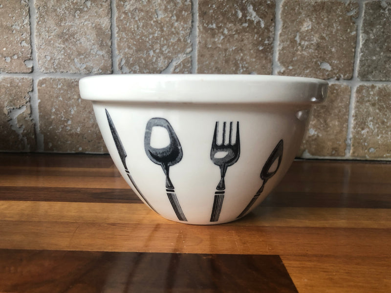 Pountney Bristol Longline Bowls / Pudding Basins , Mid Century Kitchenware