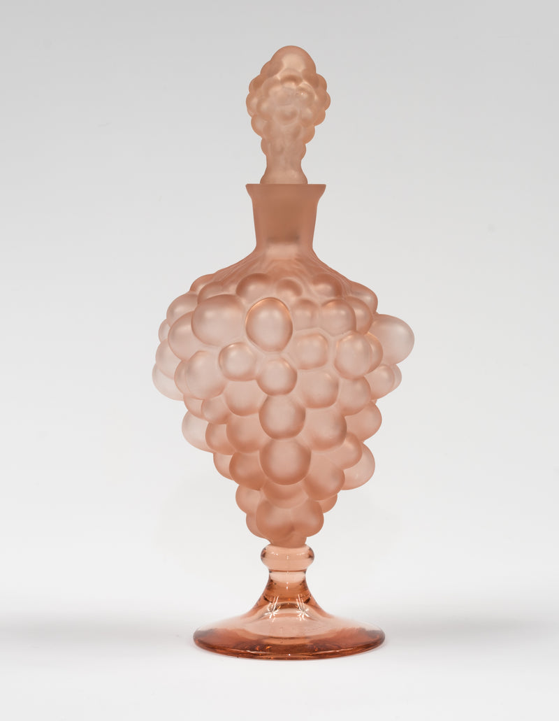 Venetian Glass Dessert Wine Set in the shape of a cluster of grapes