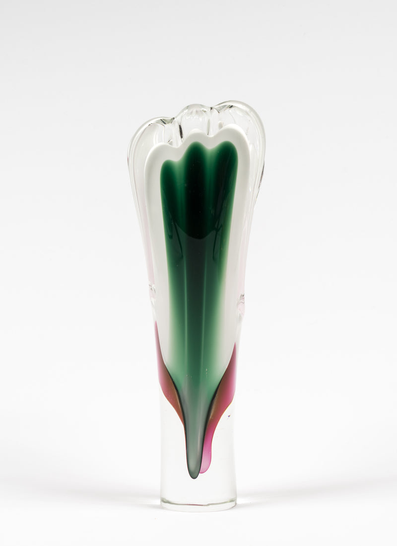Flygsfors Coquille Glass Vase - Paul Kedelv